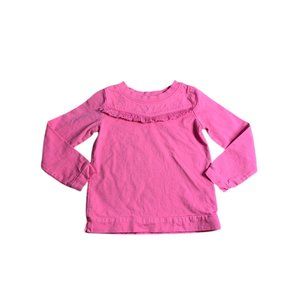 Carters Toddler Girl Pink Western Fringe Long Sleeve Shirt 3T